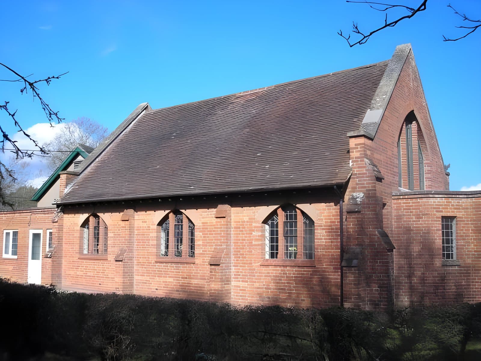 The chapel in winter sun