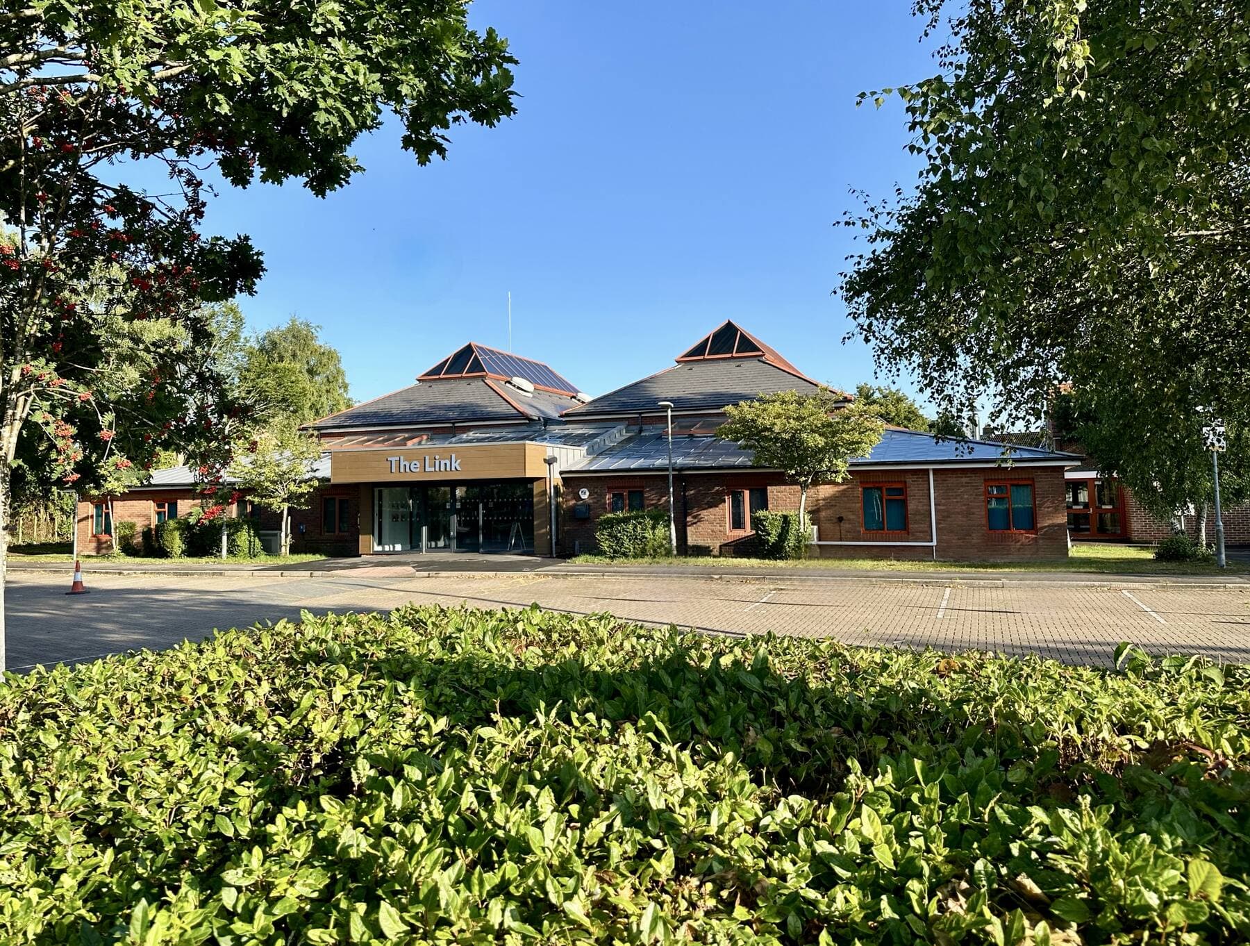 The Link from across the car park on Newchurch Road